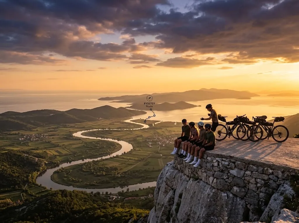Sudionici ture na odmoru s panoramom